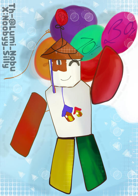 Oc is not my property, it belongs to a user on th. This piece of art is full-body, full color or render/blocky/ Roblox style